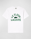 Lacoste X Le Fleur Men's Logo T-shirt In White