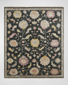 Kalaty Rug Corporation Elijah Graphite Hand-knotted Rug, 8' X 10'