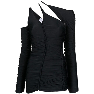 Ester Manas Cut-out Long-sleeve Top In Black