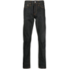 Evisu Printed Denim Jeans In Blue