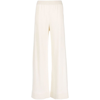 Fabiana Filippi Casual Pants With Waist And Loop Straps In White
