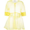 Fely Campo Silk Jackets In Yellow