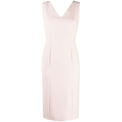 Fely Campo V-neck Shift Dress In Pink
