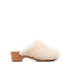 Figure Decorative Zoccolo In Pelle In Neutrals