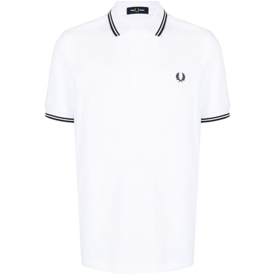 Fred Perry Sweaters In White/black