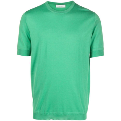 Goes Botanical Merino-wool Knitted T-shirt In Green