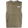 Ih Nom Uh Nit Military-vest Feather-down Gilet In Neutrals
