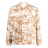 Isabel Marant Camouflage-print Denim Jacket In Neutrals