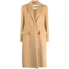 Jil Sander Virgin-wool Single-breasted Coat In Neutrals