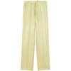 Jil Sander Glossy-finish Trousers In Neutrals