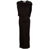 Lanvin Synthetic Fibers Dress In Brown