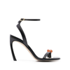 Lanvin Black Swing Melodie Heeled Sandals In Black