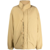 Lemaire Blouson-sleeve Cotton-blend Quilted Jacket In Green