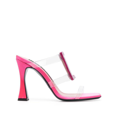 Les Petits Joueurs Synthetic Fibers Sandals In Pink