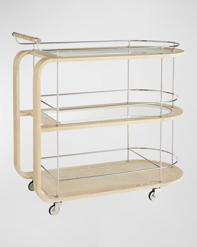 Arteriors Brays Bar Cart In Neutral