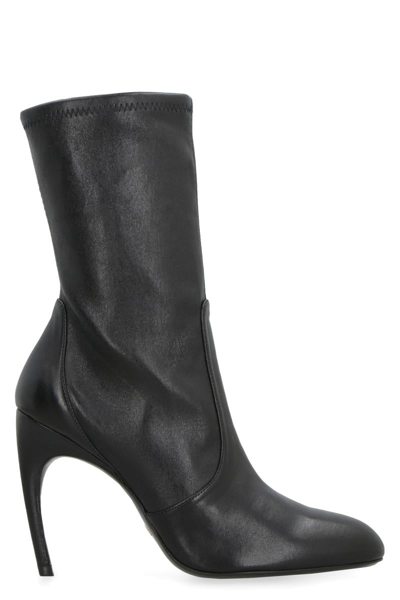 Stuart Weitzman Luxecurve 100 Slouch Boot In Black