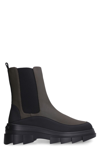 Stuart Weitzman Noho Chelsea - Ankle Boot With Side Elastic In Green