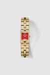 BREDA RELIC METAL BRACELET QUARTZ ANALOG WATCH IN RED, WOMEN'S AT URBAN OUTFITTERS