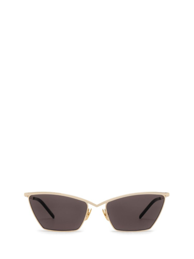 Saint Laurent Eyewear Cat In Gold