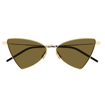 Saint Laurent Eyewear Geometric Frame Sunglasses In Multi