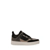 MARUTI MEL LEATHER TRAINERS IN BLACK/BRONZE/PIXEL FROM MARUTI
