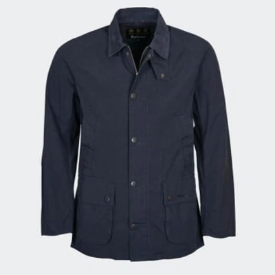 Barbour Ashby Cotton Jacket In Navy