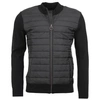 Barbour Carn Baffle Front Knit Jacket In Black