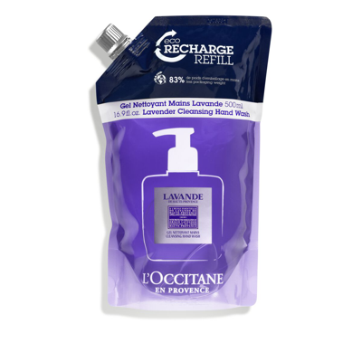 L'occitane Lavender Cleansing Hand Wash Refill In White