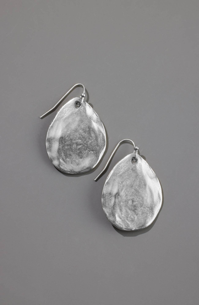 Jjill J.jill Earth Tones Drop Earrings In Silvertone