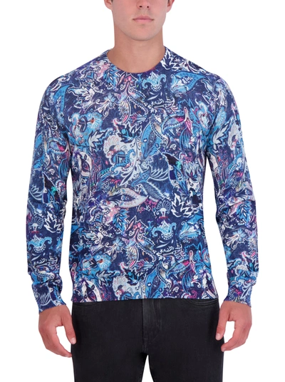 Robert Graham Meier Sweater In Blue