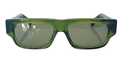 Chrome Hearts Girth Quake - Dark Olive Sunglasses In Olive Green