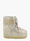 Moon Boot Ankle Boots In Gold