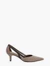 Brunello Cucinelli 65mm Monili-chain Strap Pumps In Beige