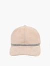 Brunello Cucinelli Monile Cap In Beige