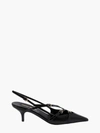 Miu Miu Buckle-embellished Slingback Pumps In Black