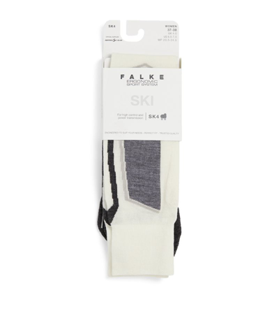 Falke Sk4 Advanced Knee-high Ski Socks In 2040 Offwhite