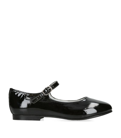 Papouelli Kids'  Patent Leather Siena Mary Janes In Black