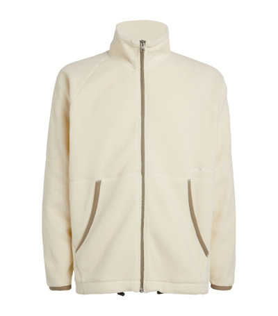 Norse Projects Pile Fleece Tycho Zip-up Jacket In Cream
