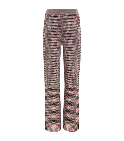Missoni Sequinned Flared Trousers In Multi