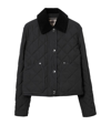 BURBERRY QUILTED CROPPED BARN JACKET