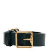 BURBERRY LEATHER DOUBLE B BUCKLE BELT