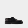 JIL SANDER BOOTS - JIL SANDER - LEATHER - BLACK