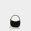 MAGDA BUTRYM MICRO VESNA CRYSTAL HOBO BAG - MAGDA BUTRYM - CRISTAL - BLACK