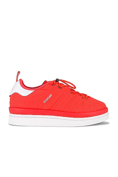 Moncler Genius Moncler X Adidas Originals Orange Campus Tg 42 Sneakers In Neon Orange