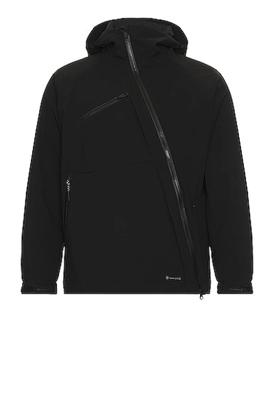 Snow Peak Thermal Insulation Effected Rain Jacket In Black