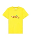 Erl Venice Tshirt In Yellow