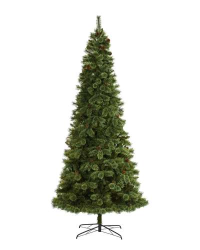 Nearly Natural 10ft White Mountain Pine Artificial Christmas Tree With 1875 Bendable Branches In Green