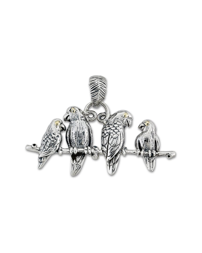 Samuel B. Samuel B 18k & Silver Birds On A Branch Pendant