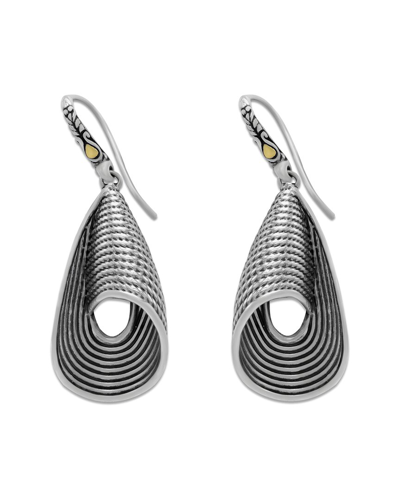 SAMUEL B. SAMUEL B 18K & SILVER CONE EARRINGS