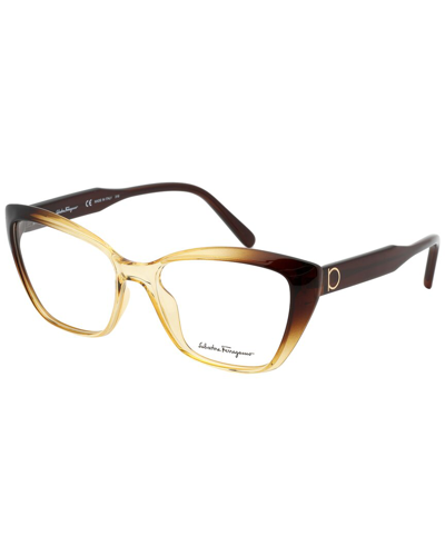 Ferragamo Women's Sf2854 55mm Optical Frames In Brown